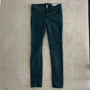 Deep green Rag and Bone jeans